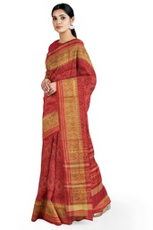 [GGCSPSS91] Handloom Single Ikat Silk Patola Saree