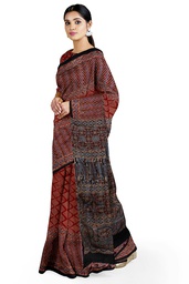 [GGCMSAS30] Hand Block Print Modal Silk Saree