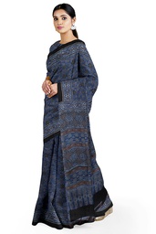 [GGCMSAS33] Hand Block Print Modal Silk Saree
