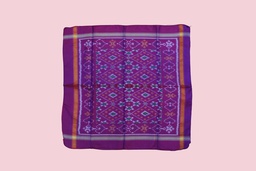 [GGCSIPSQ19] Handloom Single Ikat Patola Pocket Square