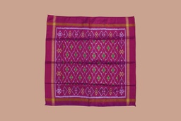 [GGCSIPSQ20] Handloom Single Ikat Patola Pocket Square