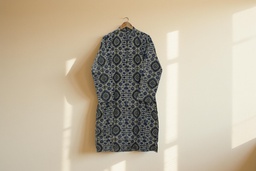 [GGCBCK08] Men's Ajrakh Hand Block Print Cotton Kurta
