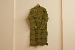 [GGCBCK09] Men's Ajrakh Hand Block Print Cotton Kurta