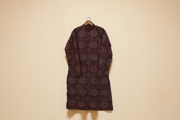 [GGCBCK12] Men's Ajrakh Hand Block Print Cotton Kurta