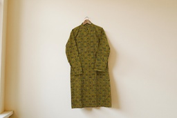 [GGCBCK15] Men's Ajrakh Hand Block Print Cotton Kurta