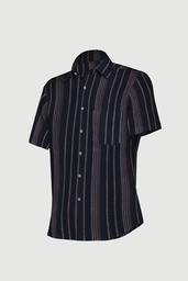 [GGCMLS03] Men’s Short-Sleeve Striped Casual Shirt