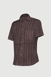 [GGCMLS08] Men’s Short-Sleeve Striped Casual Shirt
