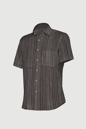 [GGCMLS11] Men’s Short-Sleeve Striped Casual Shirt