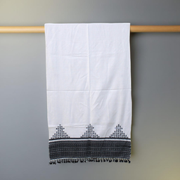 [GGCEMS04] Handwoven Embroidered Mirror Woolen Work Stole