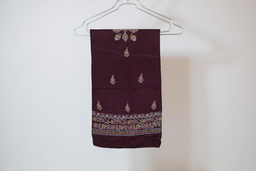 [GGCAEDV02] Aari Work Embroidered Viscose Cotton Dupatta