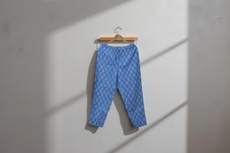 [GGCBPT08] Elegant Cotton Block-Print Comfort Pants / Trouser