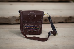 [GGCLBB16] Handcrafted Kutchi Leather Balti Sling Bag