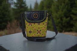 [GGCLBB19] Handcrafted Kutchi Leather Balti Sling Bag