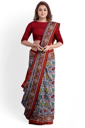 [GGCDIKPS50] Handloom Double Ikat Silk Patola Saree