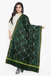 [GGCSIPSD98] Handloom Single Ikat Patola Silk Dupatta