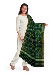 [GGCSIPSD102] Handloom Single Ikat Patola Silk Dupatta