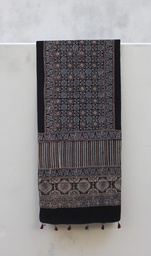 [GGCBMSS13] Hand Block Print Modal Silk Stole