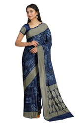 [GGCHGSBS21] Hand Dyed Georgette Bandhani Saree