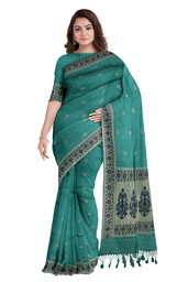 [GGCHAS02] Traditional Ashavali Saree with Floral Woven Pallu