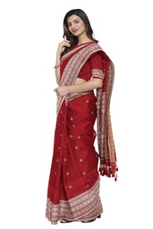 [GGCHAS03] Elegant Ashavali Saree with Heritage Zari Weave