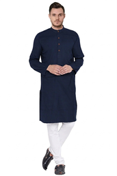 Men’s Solid Cotton Kurta