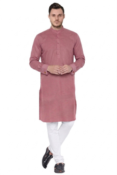 Men’s Solid Cotton Kurta