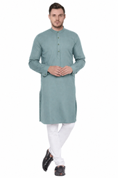 [GGCMPK09] Men’s Solid Cotton Kurta