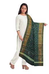 [GGCSIPSD180] Handloom Single Ikat Patola Silk Dupatta