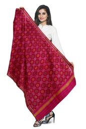 [GGCSIPSD231] Handloom Single Ikat Patola Silk Dupatta