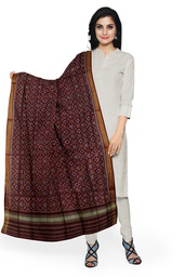 [GGCSIPSD239] Handloom Single Ikat Patola Silk Dupatta