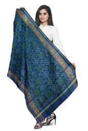 [GGCSIPSD251] Handloom Single Ikat Patola Silk Dupatta