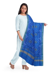 [GGCSIPSD253] Handloom Single Ikat Patola Silk Dupatta