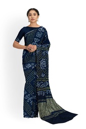[GGCGBS01] Hand Dyed Gaji Silk Bandhani Saree