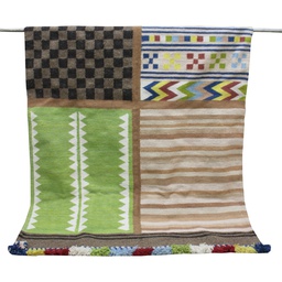 [GGCKCR02] Handmade Multicolor Kharad Carpet/ Rugs