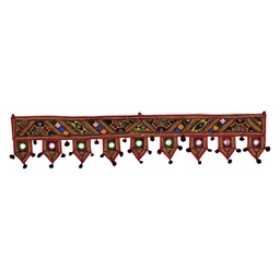 [GGCMETD04] Multicolor Embroidered Toran/Door Valance