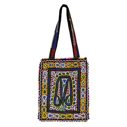 [GGCDATB05] Handmade Multicolor Embroidered Tote Bag